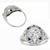 diamond sapphire platinum engagement ring 3