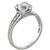 0.88ct Diamond Art Deco Engagement Ring