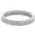 Diamond Eternity 18k White Gold Wedding Band 