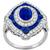 Estate Sapphire  Diamond Gold Ring  | Israel Rose