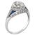 1.72ct Diamond Art Deco Engagement Ring