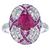  ruby diamond 18k white gold ring 3