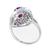  ruby diamond 18k white gold ring 4