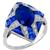 Antique Style Sapphire Diamond Gold Ring