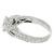 1.40ct Round Brilliant Diamond 18k White Gold Engagement Ring 