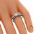 Art Deco Inspired GIA 0.62ct Diamond Sapphire Engagement | Israel Rose