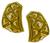 Athena 1.00ct Diamond Gold Earrings Photo 2