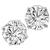 GIA 1.00ct/1.01ct Diamond Gold Studs Earrings