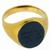 18k yellow gold signet ring 3