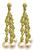  cassis pearl diamond gold earrings 3