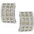 diamond mother of pearl 18k white gold  earrings 1