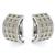 diamond mother of pearl 18k white gold  earrings 3