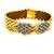 Vintage Diamond Bee Hive 18 karat Gold Bracelet