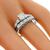 Estate 0.60ct Diamond Engagement & Wedding Band Set  | Israel Rose