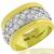 Estate 2.00ct Round Cut Diamond 18k Yellow And White Gold Ring