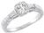 egl certified 1.25ct diamond engagement ring photo 1