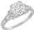 egl certified 1.46ct diamond engagement ring photo 1