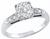 1.52ct diamond gold engagement ring photo 1