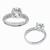 diamond 18k white gold engagement ring 3