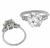 diamond platinum engagement ring 3