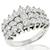 2.16ct Diamond Cluster Gold Ring