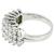 Diamond Cluster 14k White Gold Ring