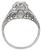 edwardian round cut diamond engagement ring 4