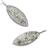 antique 14k white gold pin 4