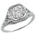 diamond 18k white gold engagement ring 1