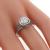 diamond 18k white gold engagement ring 2