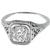 diamond 18k white gold engagement ring 3