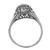 diamond 18k white gold engagement ring 4