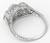 edwardian 2.82ct diamond platinum anniversary ring back view photo