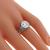 diamond 18k white gold engagement ring  2