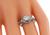 Vintage Old Mine Cut Diamond Platinum Engagement Ring