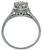 Edwardian GIA 0.96ct Diamond Engagement Ring Photo 3