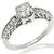 Estate Diamond Gold Engagement Ring & Wedding Band Set 