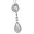 Opal Diamond 18k White Gold Pendant