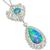 Antique Style Opal Diamond Pendant