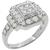 diamond 14K white gold ring 1
