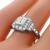 diamond 14K white gold ring 2