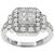 diamond 14K white gold ring 3