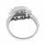 diamond 14K white gold ring 4