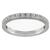 Estate Diamond 14k White Gold Wedding Band 