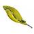 Diamond Enamel 18k Yellow Gold Leaf Pin