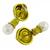 Diamond South Sea Mabe Pearl Gold Chandelier Earrings