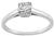 estate 0.52ct diamond engagement ring photo 1