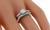 Estate 0.53ct Diamond Engagement Ring and Wedding Band Set Photo 2