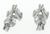 Estate 0.75ct Diamond Stud Earrings Photo 4