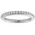 14k white gold diamond eternity wedding band 3